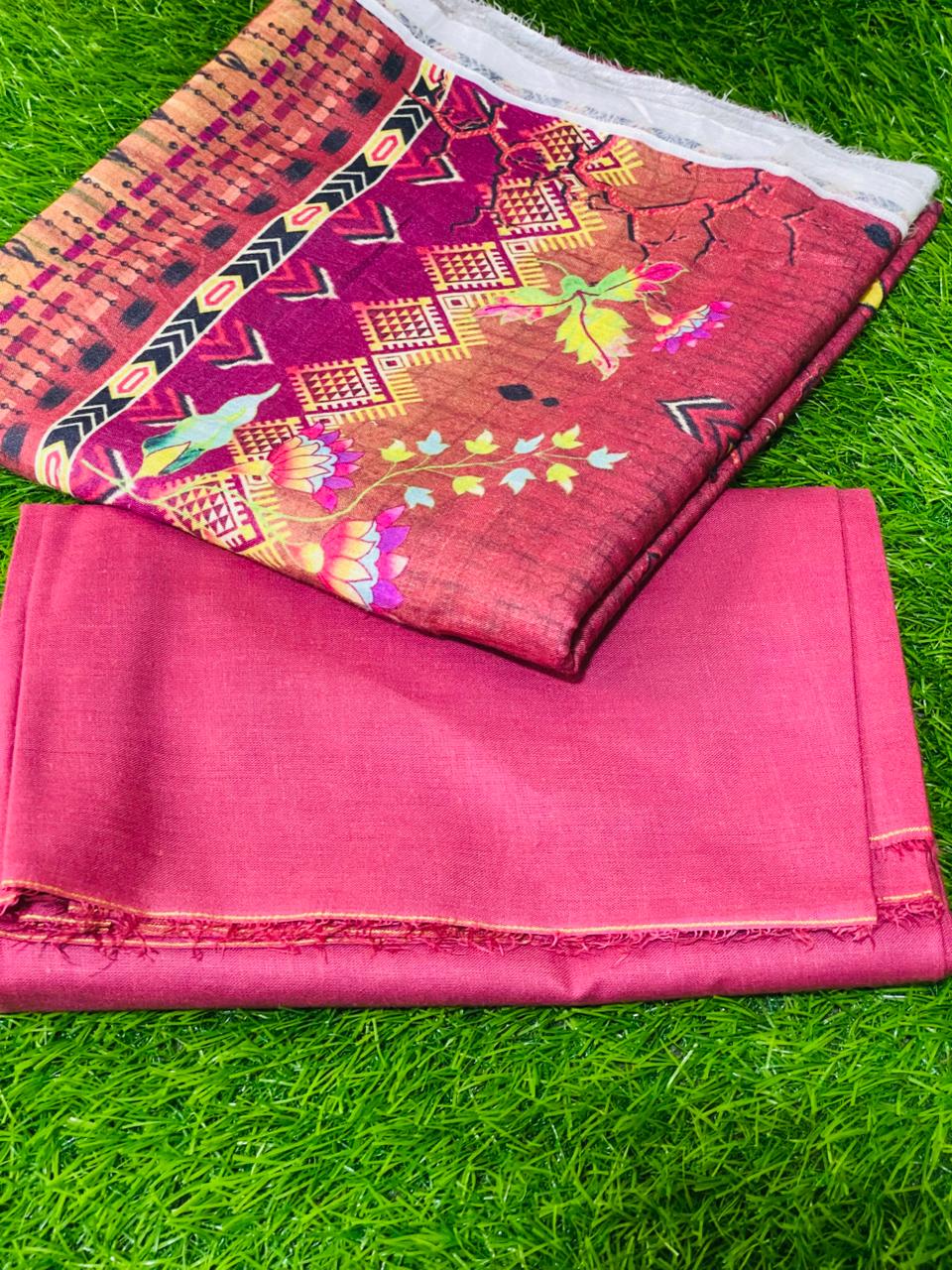 2-Peace Lawn Unstitched Suit