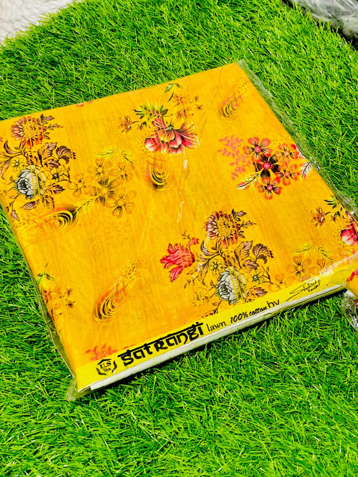 2-Peace Lawn Allover Bana Doria Unstitched Suit