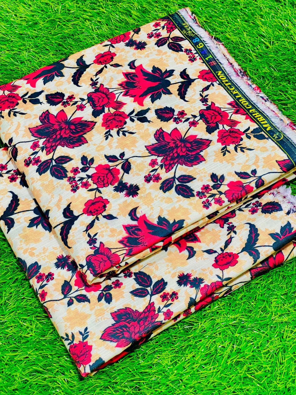 2-Peace Khaddar Allover Unstitched Suit