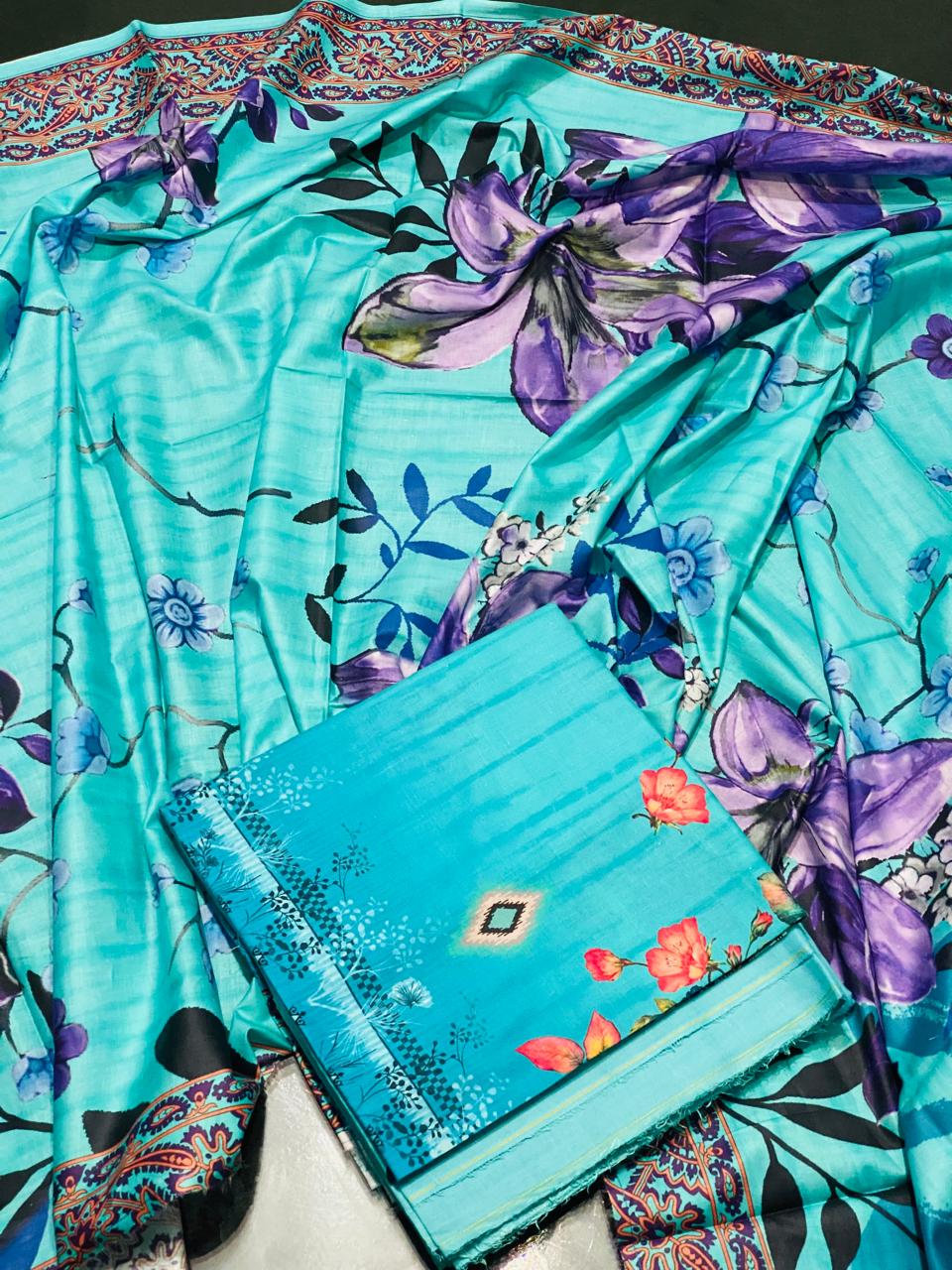 Lawn 3-Peace Unstitched Suite