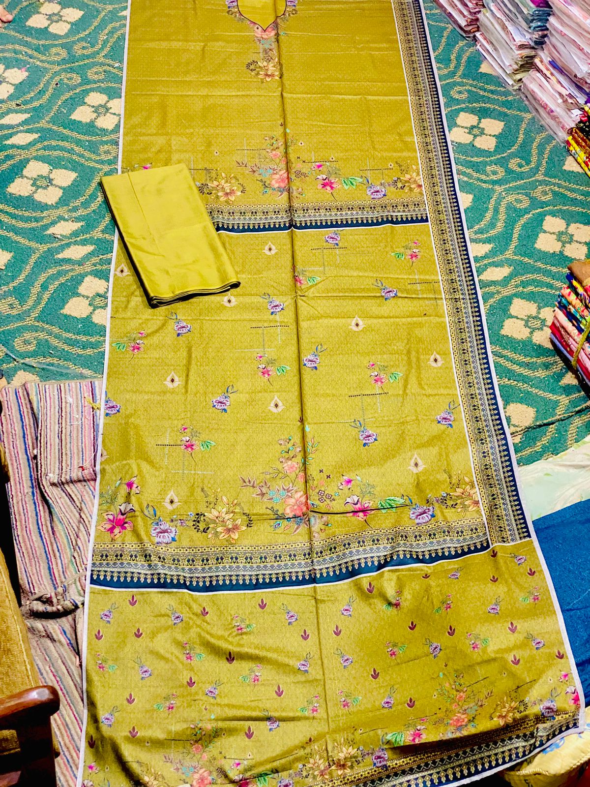 2-Peace Dhanak Unstitched Suit