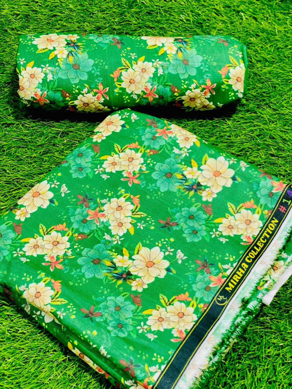 2-Peace Khaddar Allover Unstitched Suit