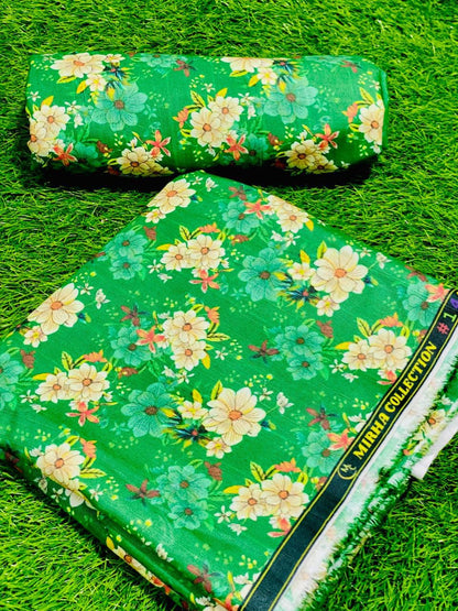 2-Peace Khaddar Allover Unstitched Suit