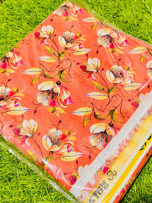 2-Peace Lawn Allover Bana Doria Unstitched Suit