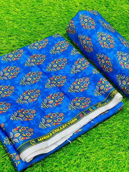 2-Peace Khaddar Allover Unstitched Suit