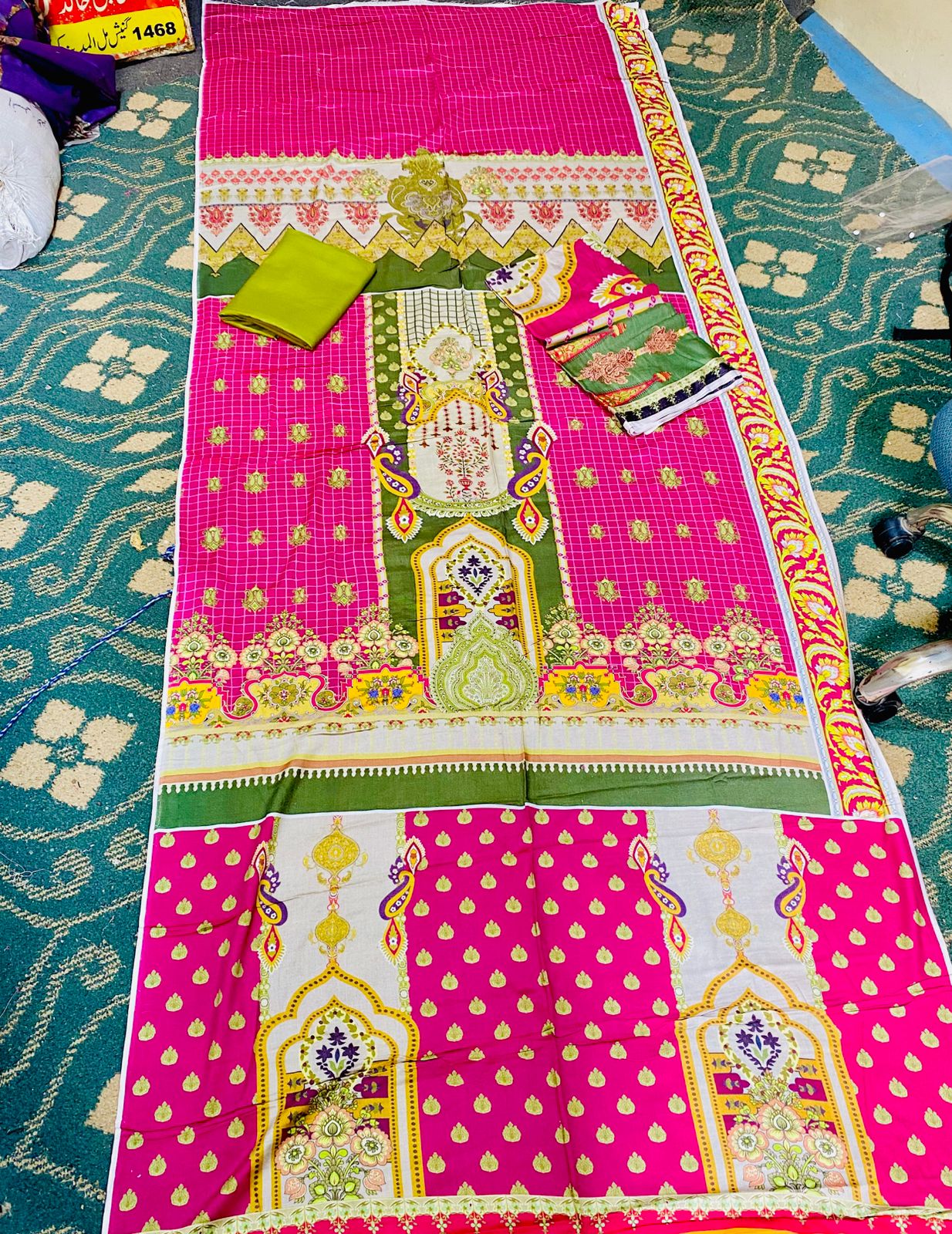 MARINA//LINEN 3-Peace unstitched Suit