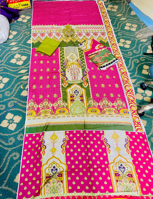 MARINA//LINEN 3-Peace unstitched Suit