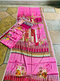 2Pc Linen Shirt Dupatta Unstitched Suit