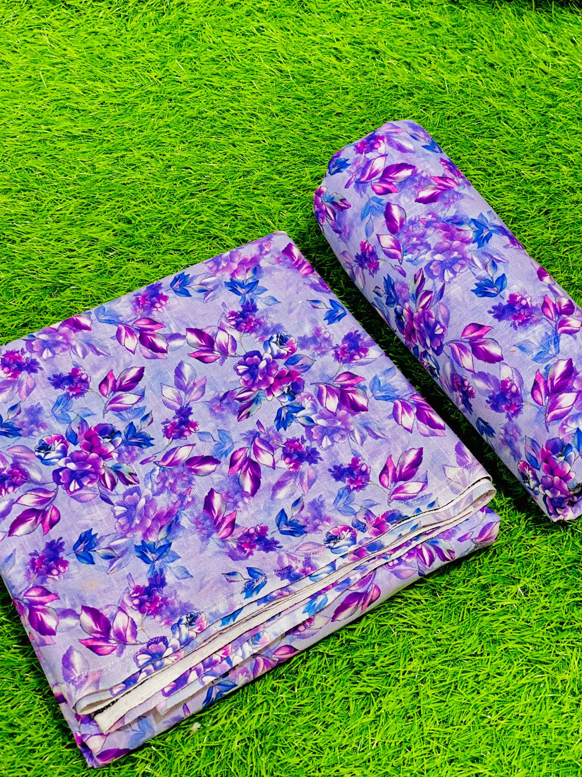 2-Peace Khaddar Allover Unstitched Suit