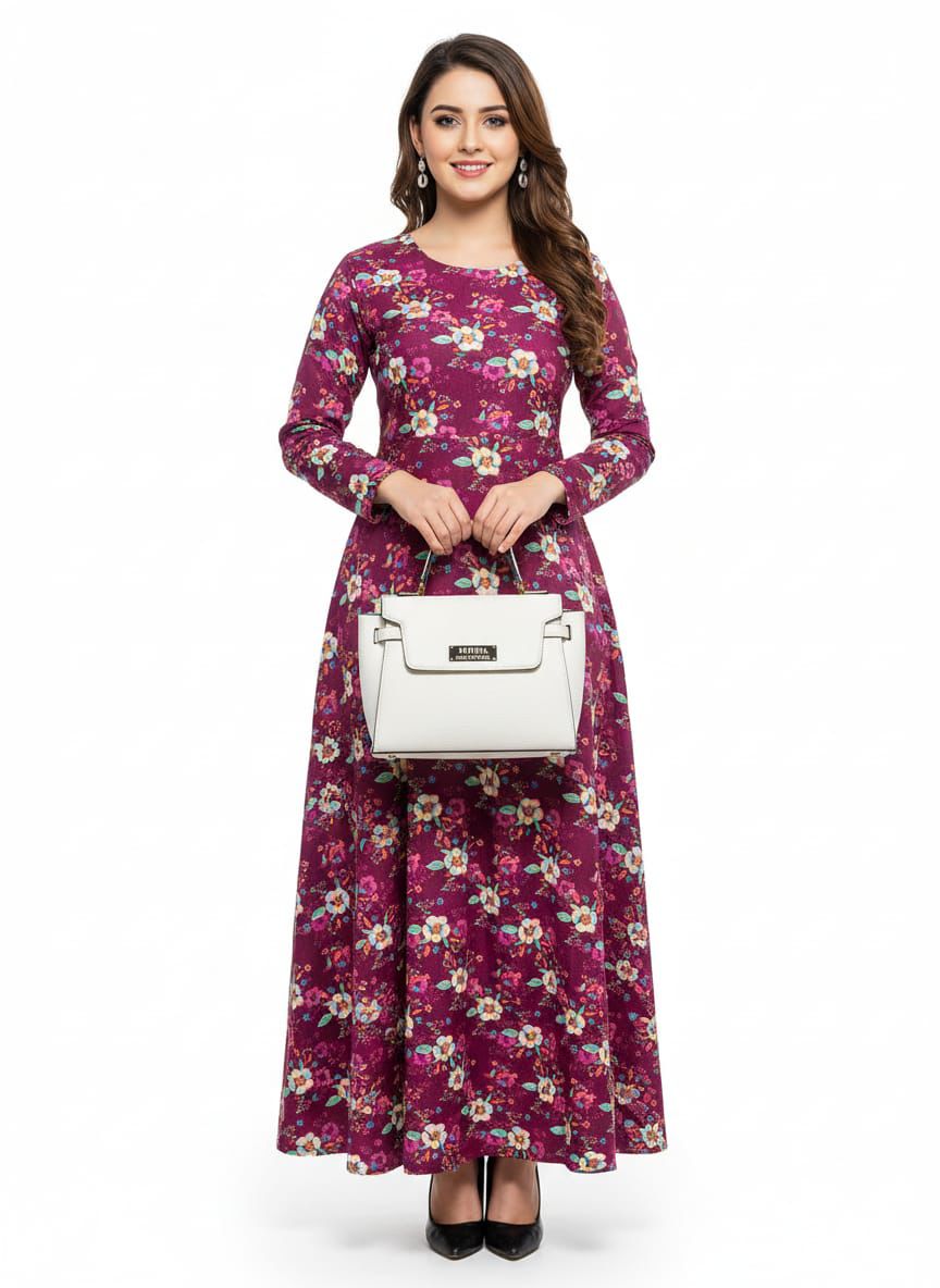 2-Peace Khaddar Allover Unstitched Suit