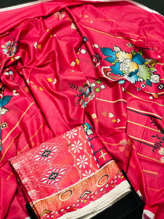 Lawn 3-Peace  Unstitched Suite