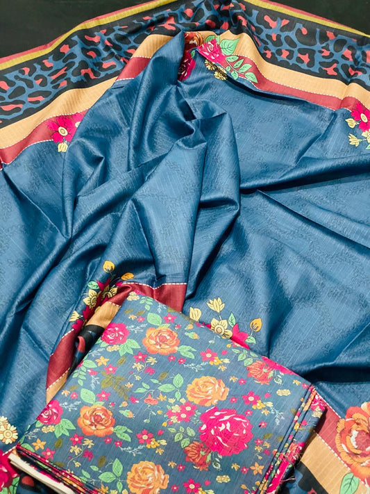 Lawn 3-Peace Allover Bana Doriya Unstitched Suite