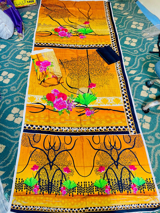 MARINA//LINEN 3-Peace unstitched Suit