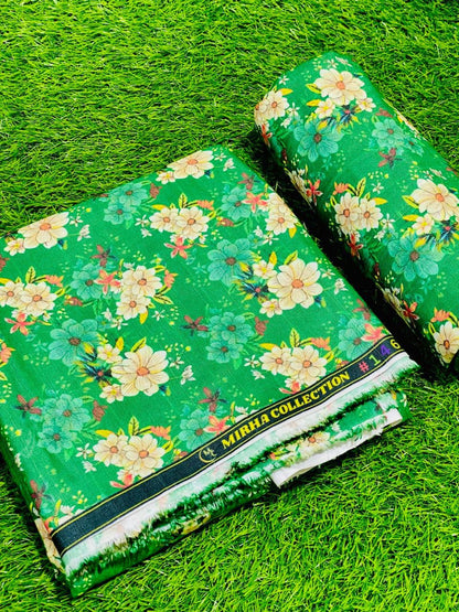 2-Peace Khaddar Allover Unstitched Suit