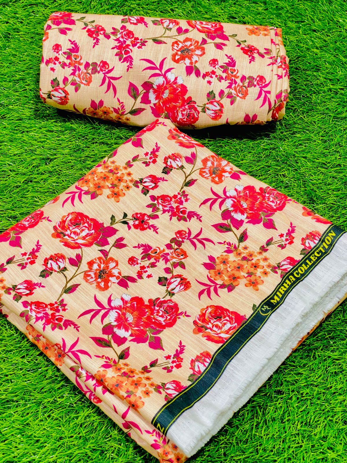 2-Peace Khaddar Allover Unstitched Suit