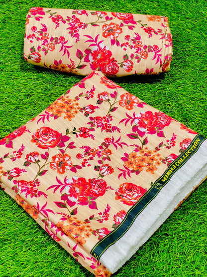 2-Peace Khaddar Allover Unstitched Suit