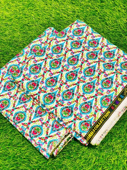 2-Peace Khaddar Allover Unstitched Suit