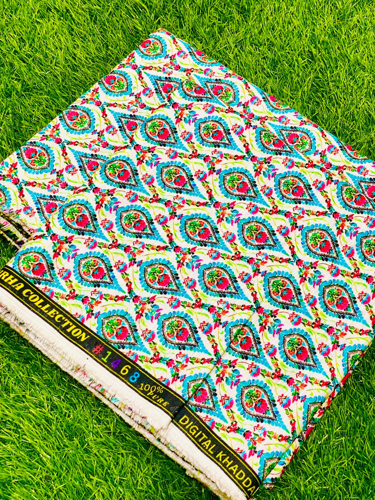 2-Peace Khaddar Allover Unstitched Suit