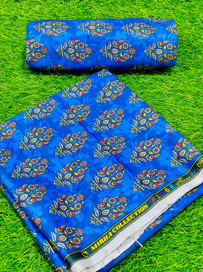 2-Peace Khaddar Allover Unstitched Suit