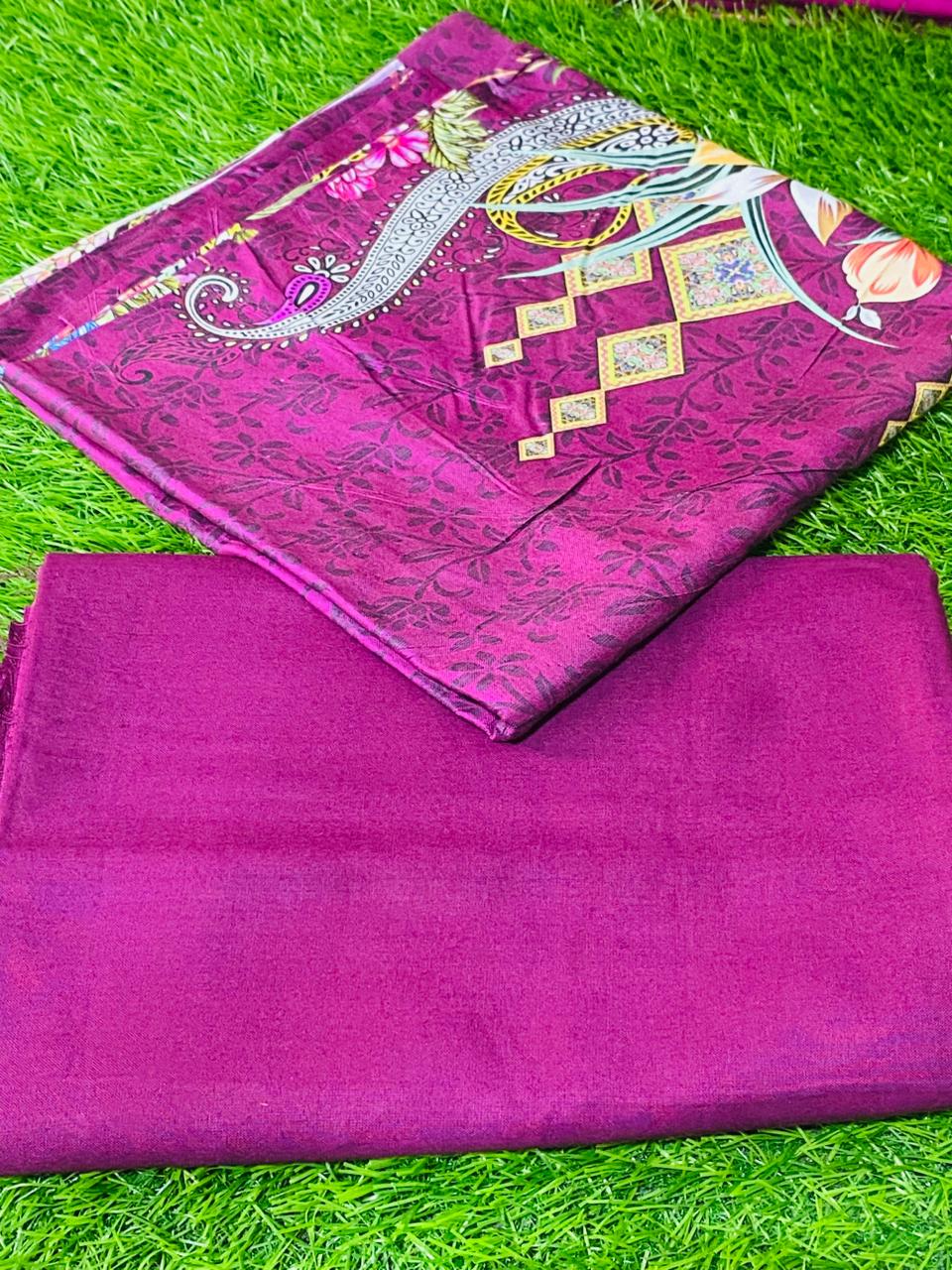 2-Peace Lawn Unstitched Suit