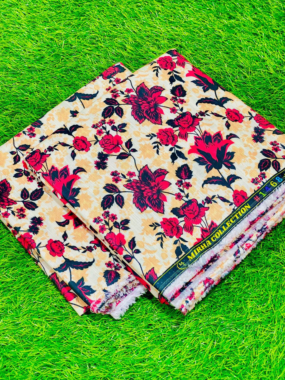 2-Peace Khaddar Allover Unstitched Suit