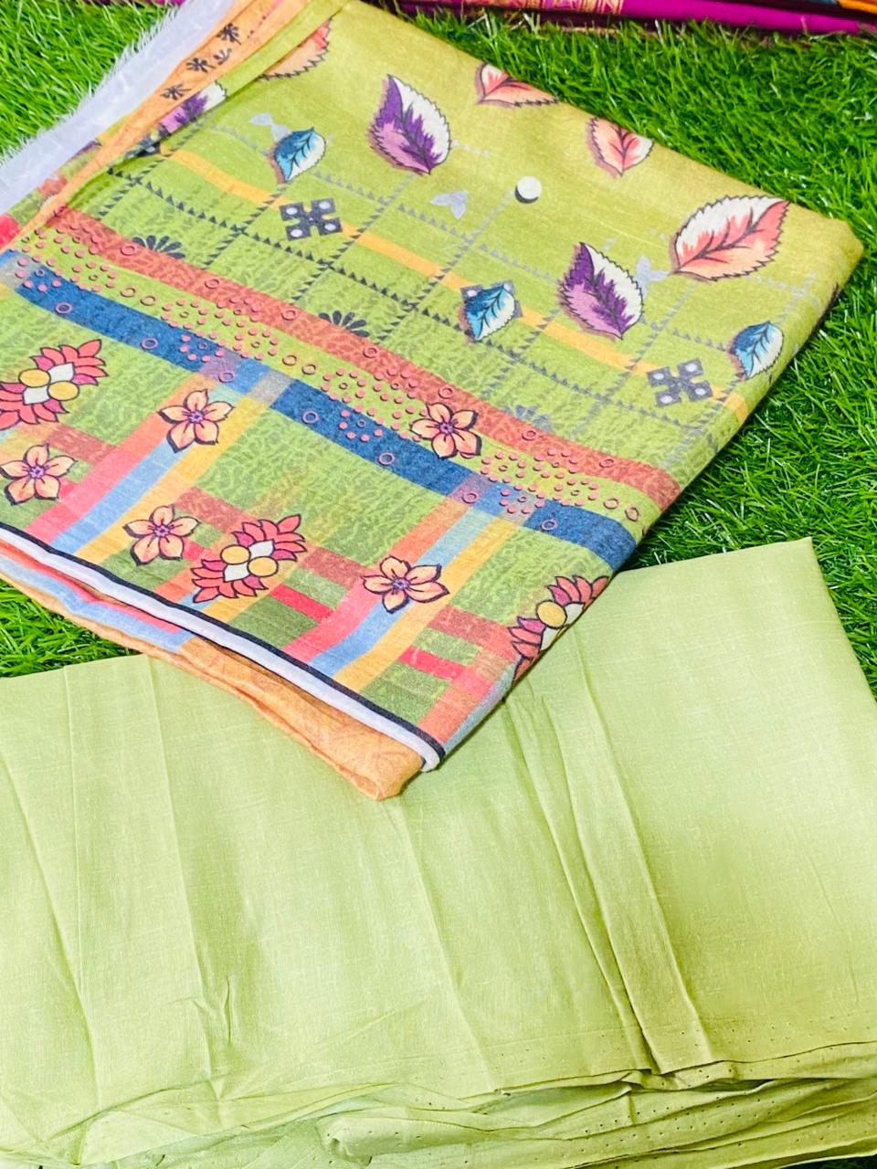 2-Peace Lawn Unstitched Suit