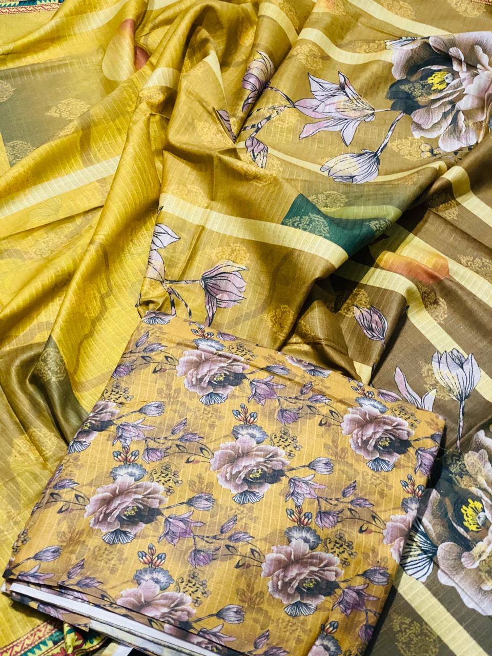 Lawn 3-Peace Allover Bana Doriya Unstitched Suite