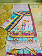 2Pc Linen Shirt Dupatta Unstitched Suit