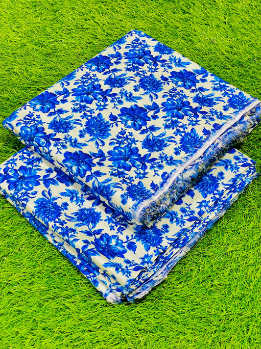 2-Peace Khaddar Allover Unstitched Suit