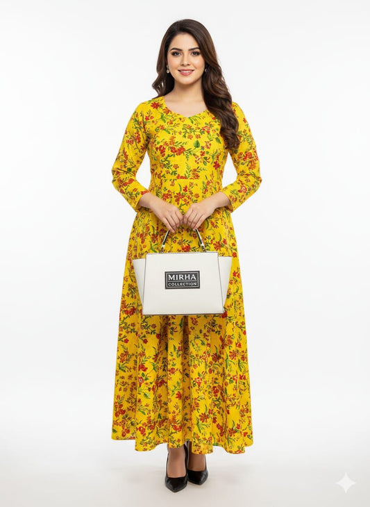 2-Peace Khaddar Allover Unstitched Suit