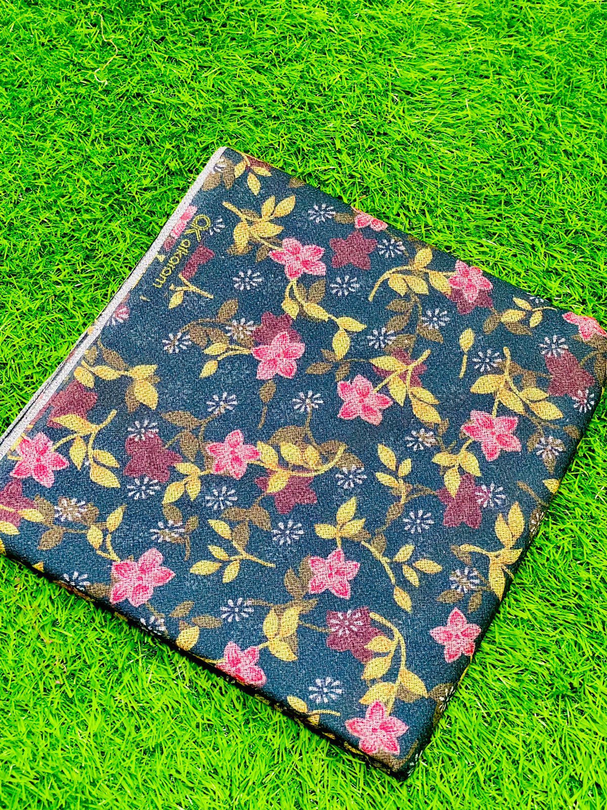 2Pc Dhanak Allover Unstitched Suit