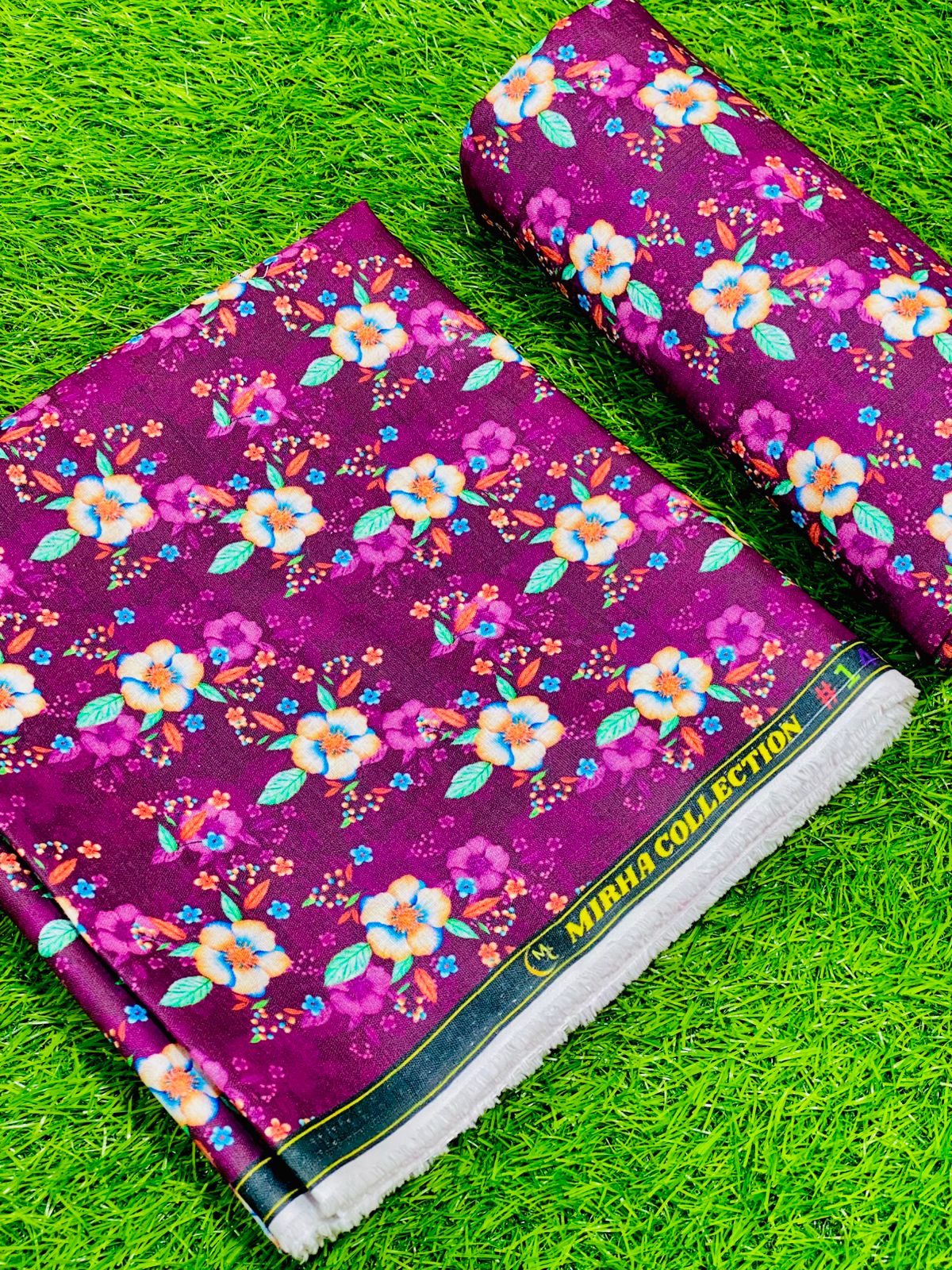 2-Peace Khaddar Allover Unstitched Suit