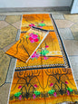 2Pc Linen Shirt Dupatta Unstitched Suit