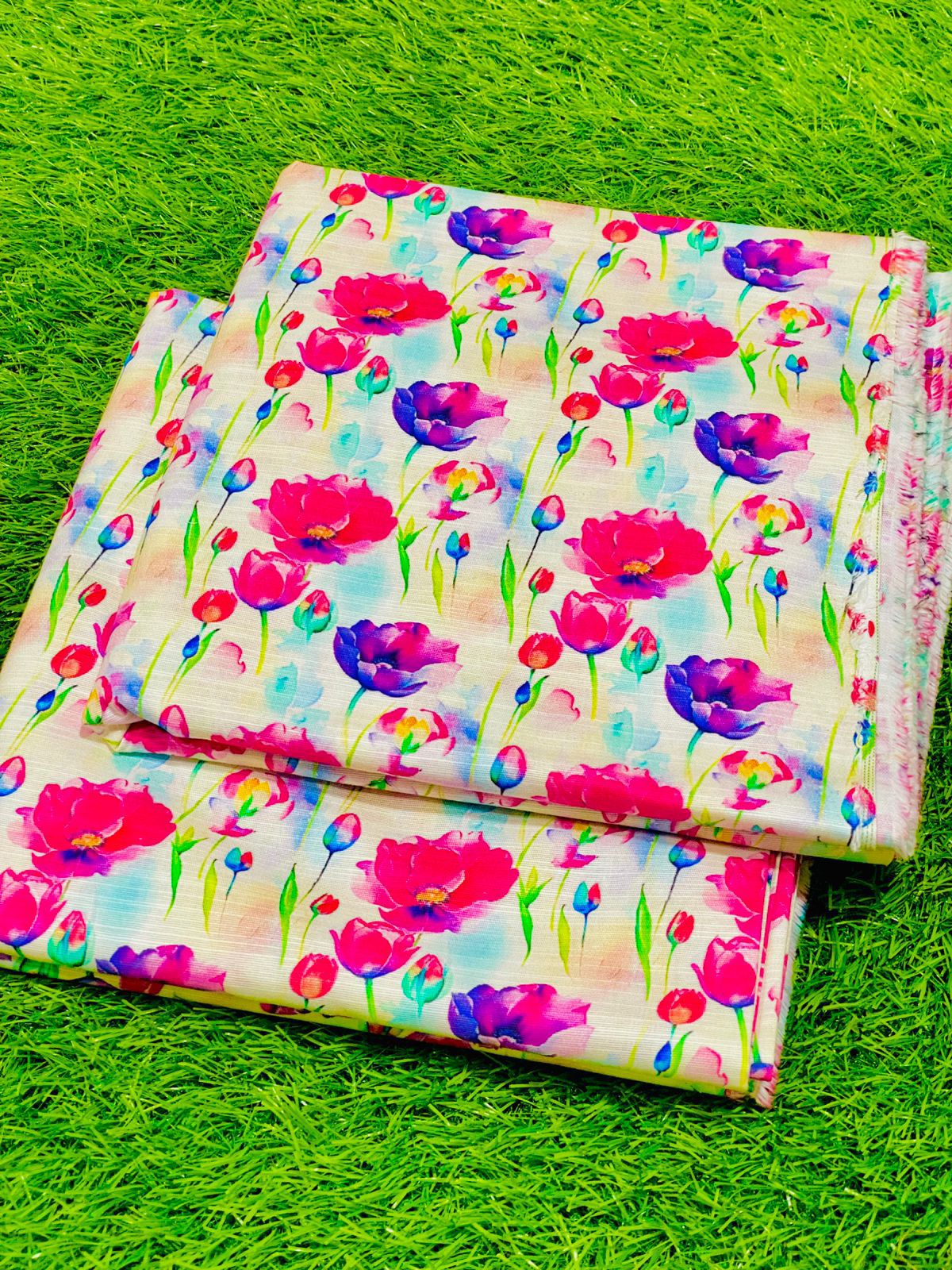 2-Peace Khaddar Allover Unstitched Suit