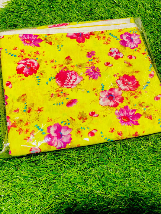 2-Peace Lawn Allover Bana Doria Unstitched Suit