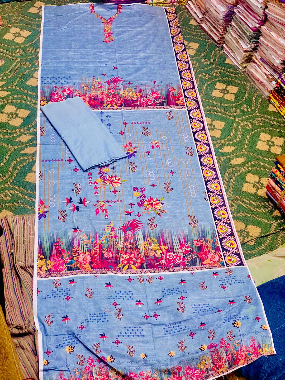 2-Peace Khaddar Unstitched Suit