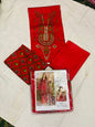 Lawn 3-Peace Embroidery 2 Head Sequence Unstitched Suite