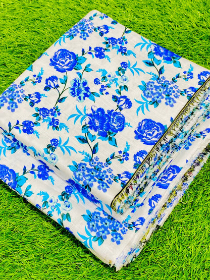 2-Peace Khaddar Allover Unstitched Suit